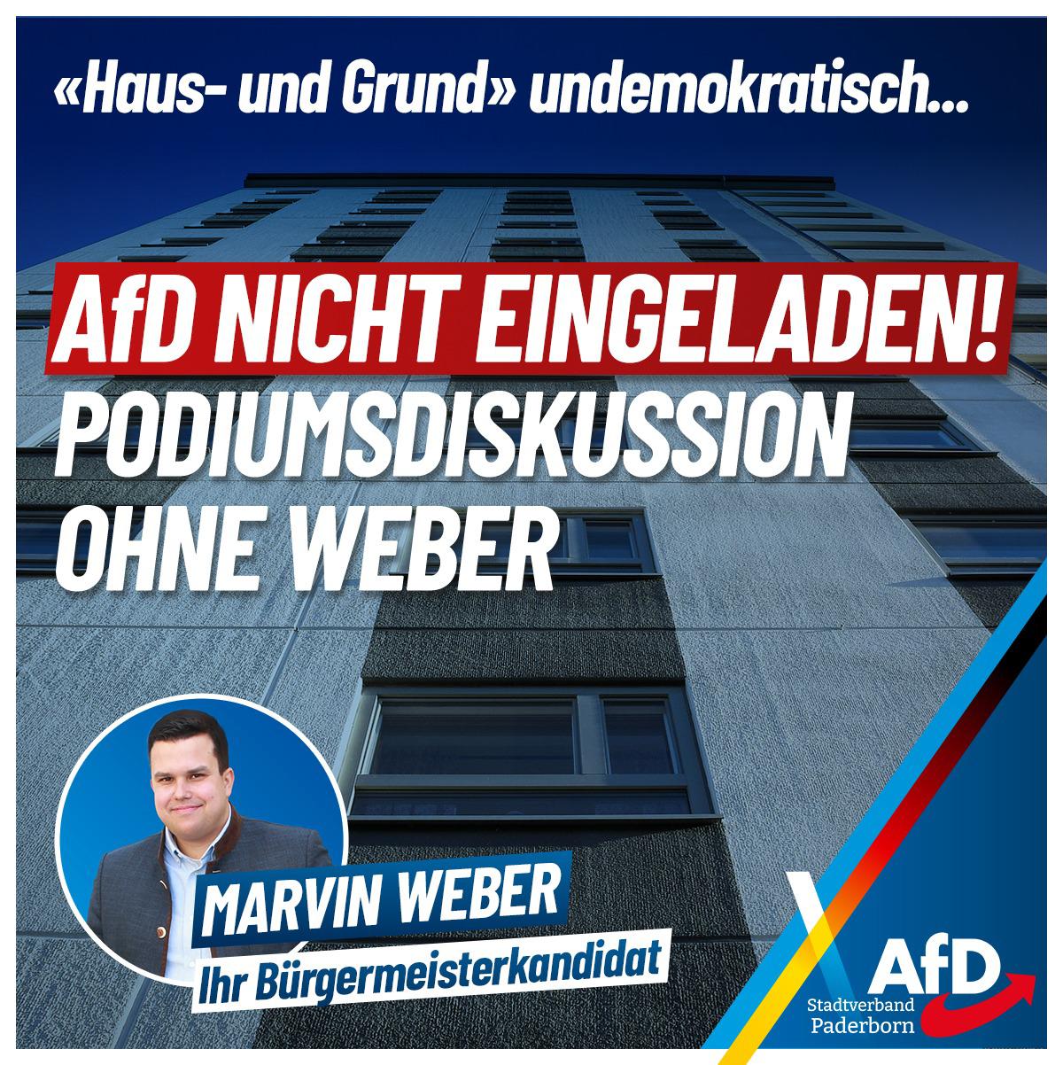 Mehr über den Artikel erfahren Wenn die AfD nicht zur Podiumsdiskussion eingeladen wird