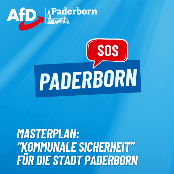 Mehr über den Artikel erfahren Wahlprogramm für Sicherheit: SOS Paderborn